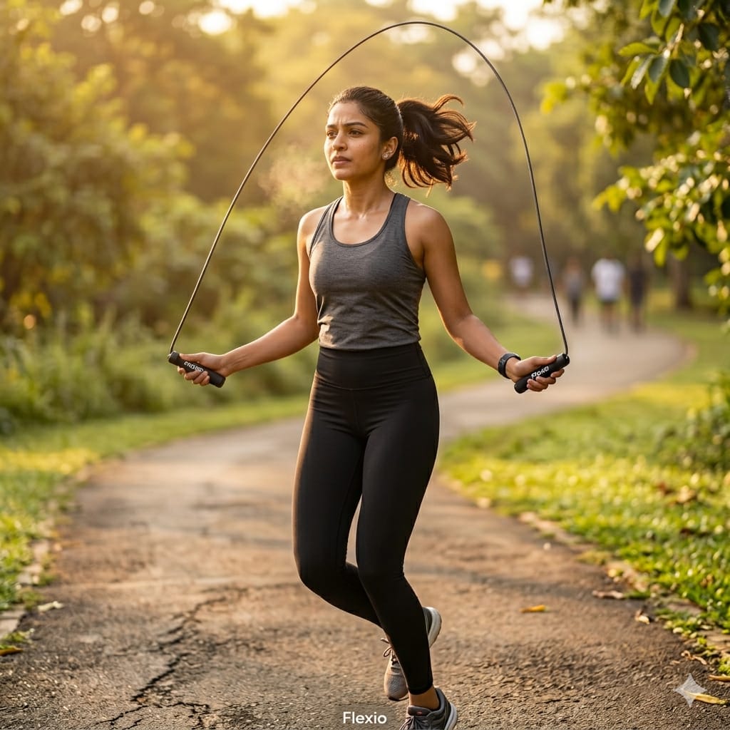 Jump Rope 🏃‍♂️ | Adjustable Skipping Rope for Cardio ❤️‍🔥 Weight Loss & Home Workout