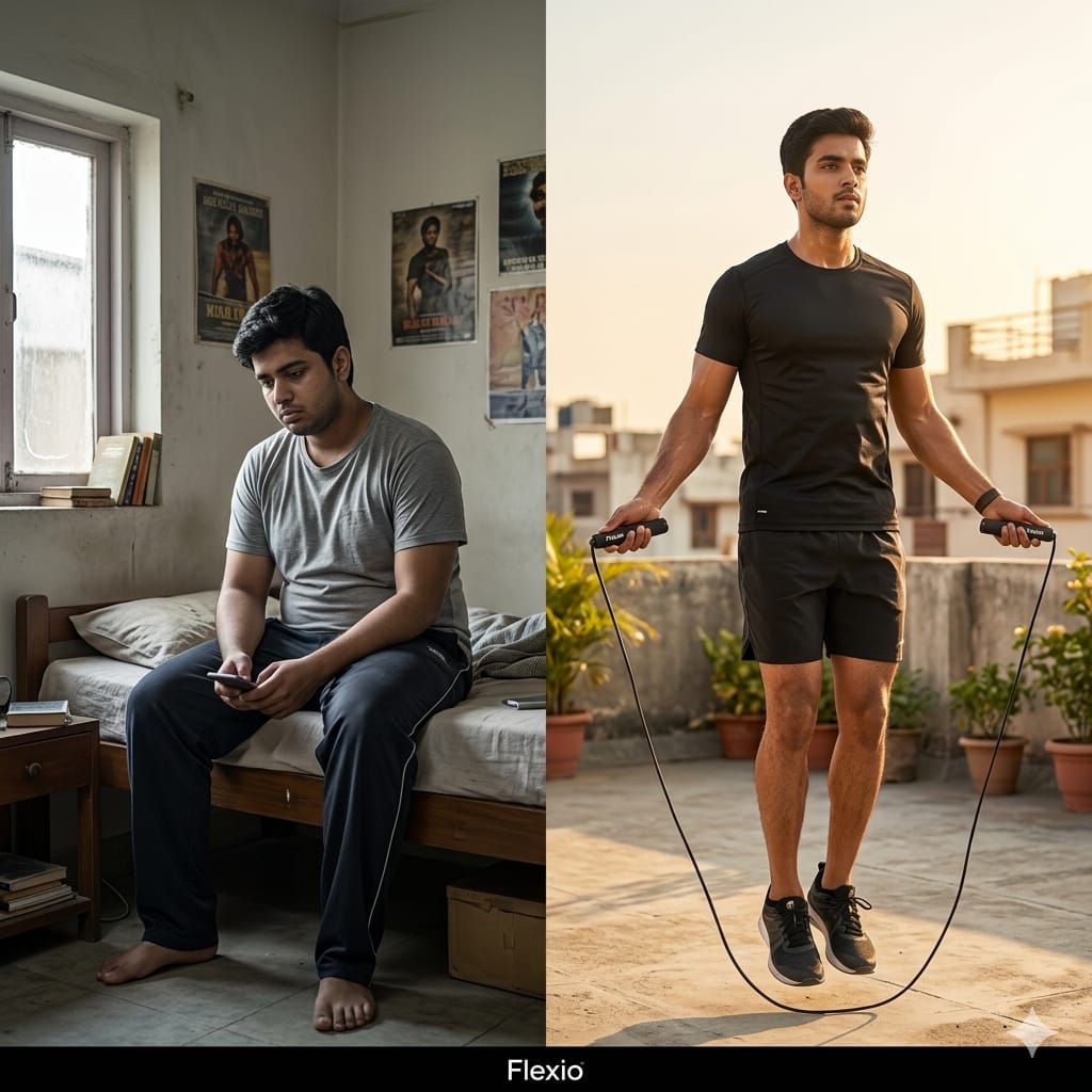 Jump Rope 🏃‍♂️ | Adjustable Skipping Rope for Cardio ❤️‍🔥 Weight Loss & Home Workout