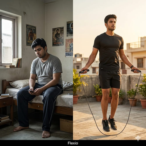 Jump Rope 🏃‍♂️ | Adjustable Skipping Rope for Cardio ❤️‍🔥 Weight Loss & Home Workout