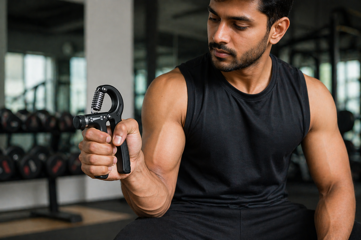 GripForge™ Pro X 🔥 | Adjustable Hand Gripper (10–60kg) 💪 Build Forearm Strength, Stronger Grip & Better Performance