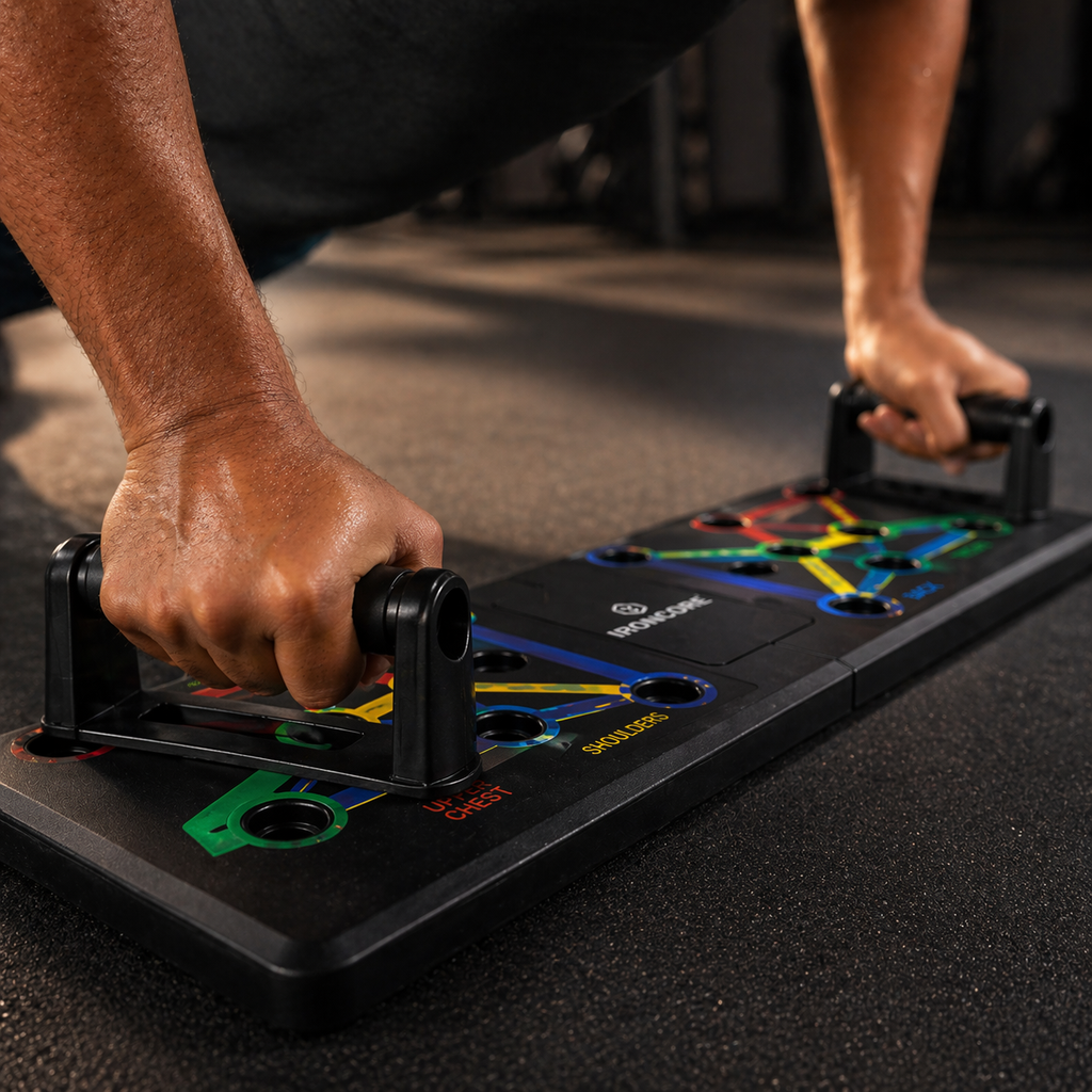 9-in-1 Push-Up Board for Full Body Workout 💪 | Home Strength Training System 🏠